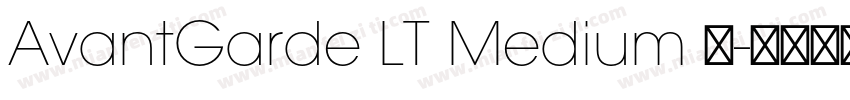 AvantGarde LT Medium 中字体转换